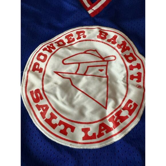 Vintage Salt Lake City Utah Hockey Jersey Adult Small Powder Bandit 69 USA - Picture 3 of 5